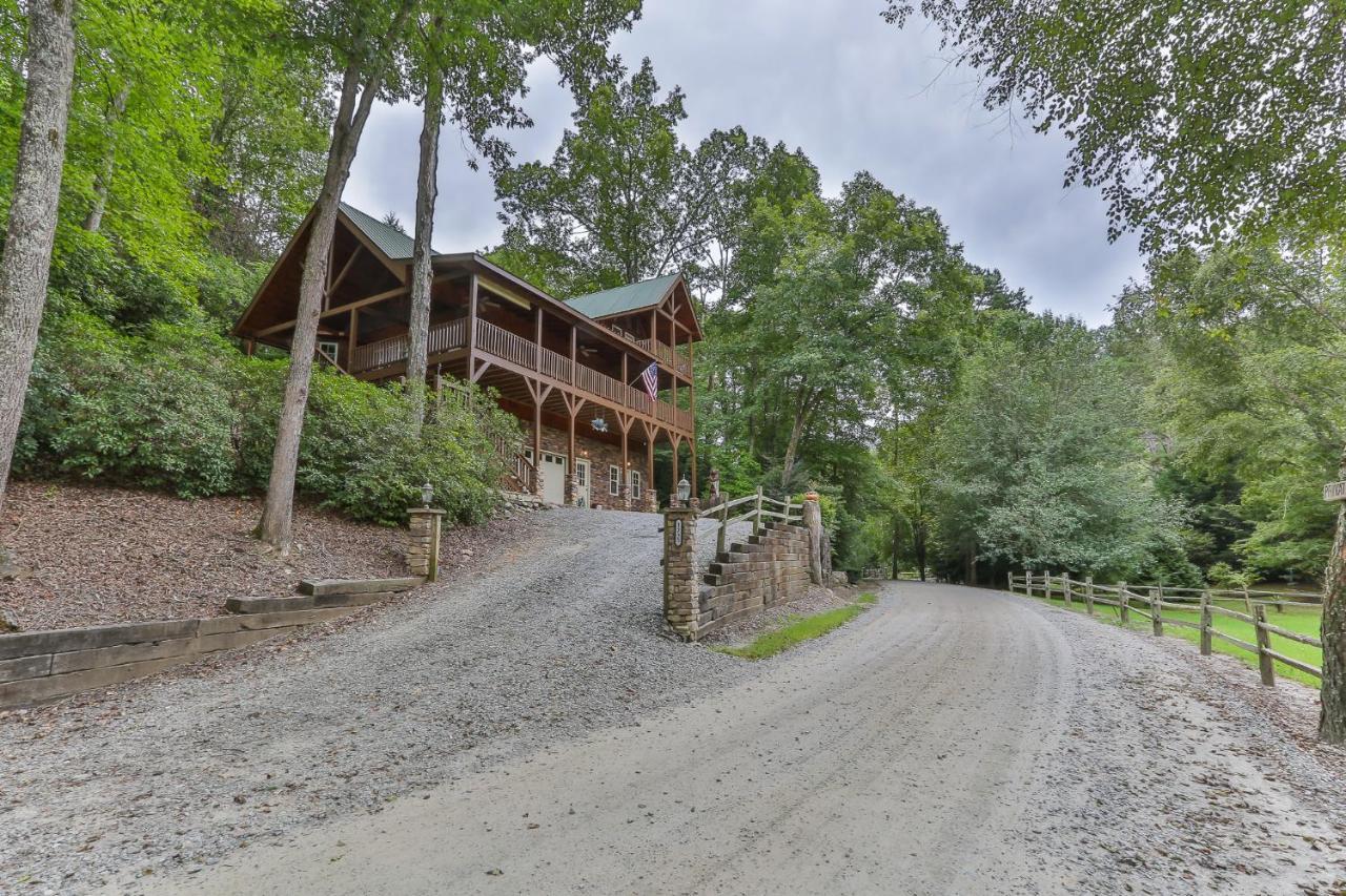Heaven On The Toccoa Where You Will Enjoy The Sites And Sounds Of The Toccoa River Mineral Bluff エクステリア 写真